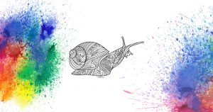 Mandala Escargot Beaux Coloriages Anti-Stress Dessin animaux - iColorify.com