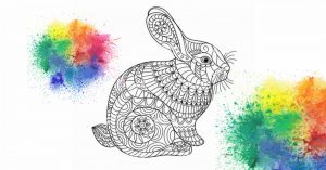 MAIN6- mandala-lapin-coloriage-dessin-animaux-de-la ferme-gratuit-icolorify