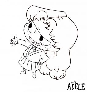 Coloriage°2 : Mortelle Adèle Coloriage Mortelle Adèle 5