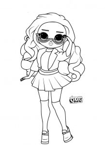 Lol Omg °2 : Coloriages poupée LOL OMG à imprimer Coloriage Poupee LOL OMG à imprimer, un dessin lol OMG surprise doll OMG sur iColorify.com