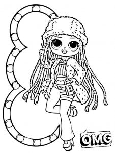 Lol Omg °4 : Dessin LOL OMG pour amuser vos enfants Dessin LOL OMG gratuit à imprimer, un dessin lol OMG surprise doll OMG sur iColorify.com