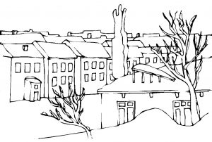 Coloriage Paysage Nature #3 Coloriage Paysage Nature, un coloriage nature, des paysages et dessin nature à colorier et à imprimer gratuit sur Coloriage-dessin-Mandala.com