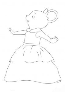 Dessin Ernest et Célestine, un coloriage-dessin-mandala gratuit à imprimer