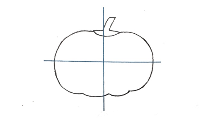 Activité Enfant : Apprendre à Dessiner une Citrouille Kawaii 3 Tutoarial Dessin Kawii Citrouille simple sur iColorify.com